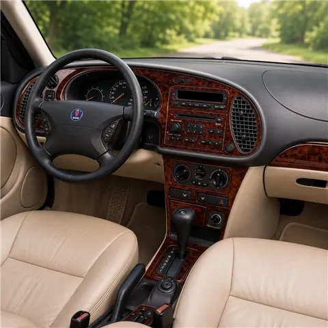 Saab 900 1994-1998 3D Cockpit Dekor Interieurleisten Set 10-teilig