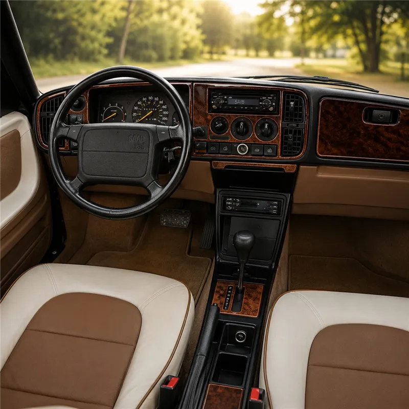 Saab 900 1987-1993 3D Cockpit Dekor Interieurleisten Set Full Set / as shown in product diagram-teilig