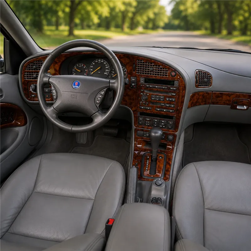 Saab 9-5 1999-2005 3D Cockpit Dekor Interieurleisten Set Full Set / as shown in product diagram-teilig