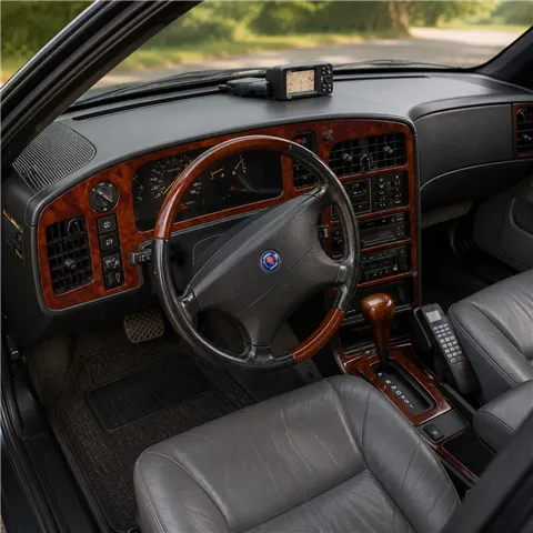 Saab 9000 1987-1994 3D Cockpit Dekor Interieurleisten Set 12-teilig
