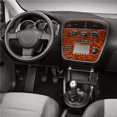 Seat Altea-Toledo 2004-2008 3D Cockpit Dekor Interieurleisten Set 12-teilig