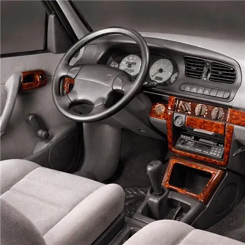 Skoda Felicia 1995-1999 3D Cockpit Dekor Interieurleisten Set 15-teilig