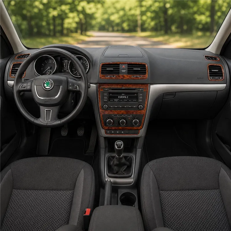 Skoda Yeti 2010-heute 3D Cockpit Dekor Interieurleisten Set 36-teilig