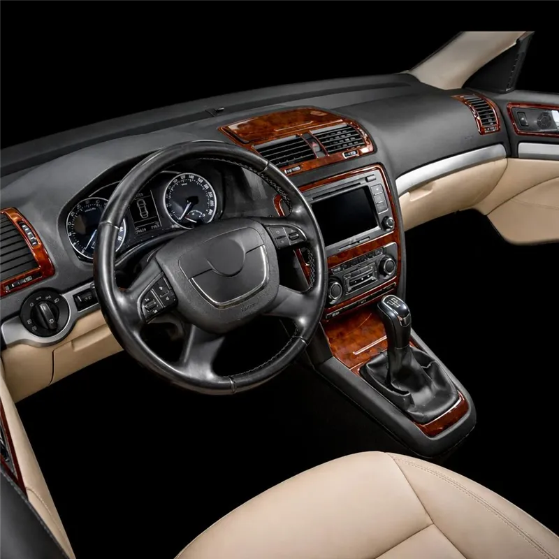 Skoda Yeti 2010-heute 3D Cockpit Dekor Interieurleisten Set 36-teilig