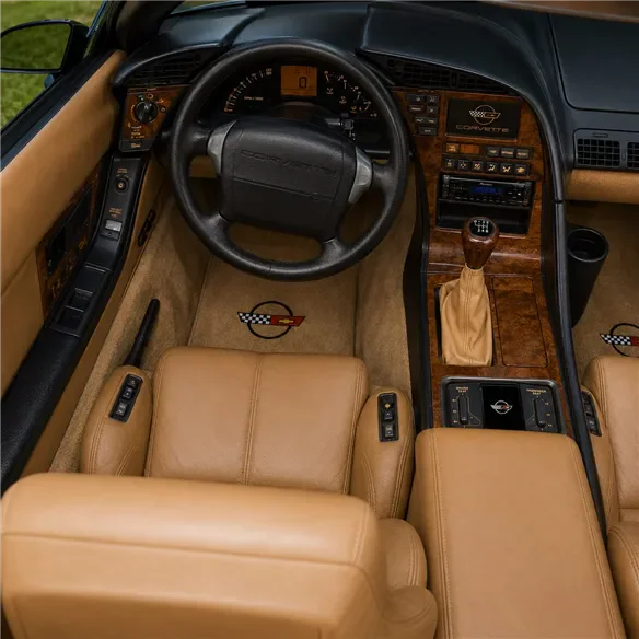 Chevrolet Corvette 1990-1996 3D Cockpit Dekor Interieurleisten Set As shown in product diagram-teilig