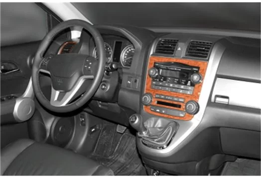 Honda CR-V 4X4 07-12.13 Mittelkonsole Armaturendekor Cockpit Dekor 8-Teilige - 1- Cockpit Dekor Innenraum Honda CR-V 4X4 07-12.13 Mittelkonsole Armaturendekor Cockpit Dekor 8-Teilige - 1- Cockpit Dekor Innenraum