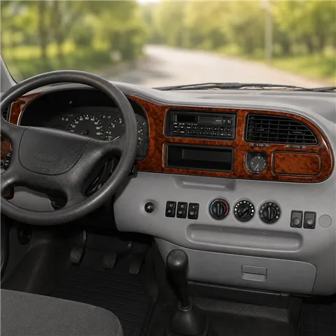 Ford Transit 1997-2000 3D Cockpit Dekor Interieurleisten Set 8-teilig