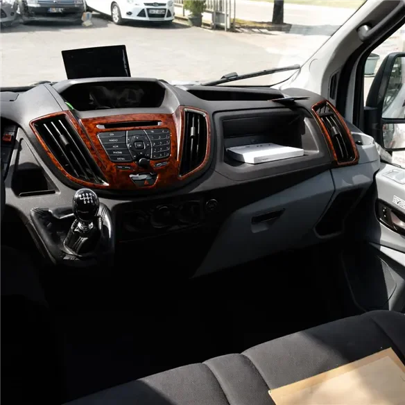 Ford Transit 2014-heute 3D Cockpit Dekor Interieurleisten Set 23-teilig