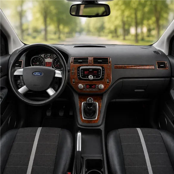 Ford Kuga I 2008-2013 3D Cockpit Dekor Interieurleisten Set 12-teilig