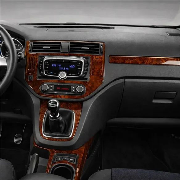 Ford Kuga I 2008-2013 3D Cockpit Dekor Interieurleisten Set 12-teilig