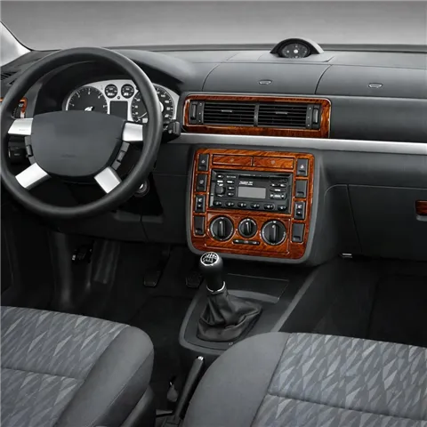 Ford Galaxi 2000-heute 3D Cockpit Dekor Interieurleisten Set 10-teilig