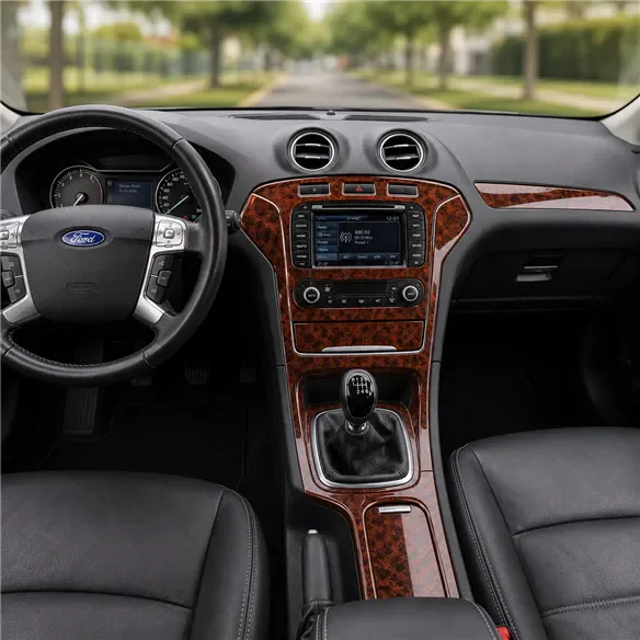 Ford Mondeo 2012-heute 3D Cockpit Dekor Interieurleisten Set 16-teilig