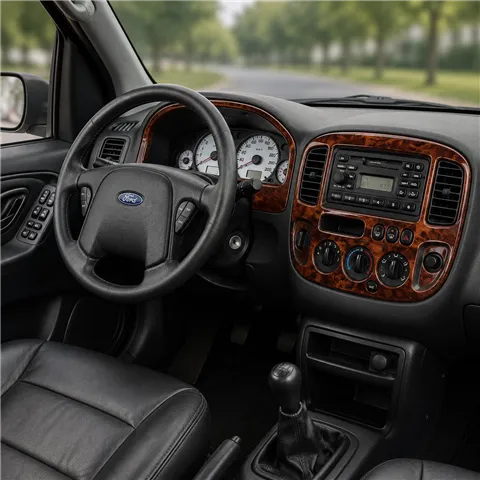Ford Maverick 2001-heute 3D Cockpit Dekor Interieurleisten Set 6-teilig