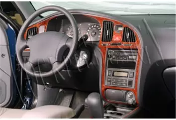 Hyundai Elantra 01.04 - 01.07 Mittelkonsole Armaturendekor Cockpit Dekor 10 -Teile