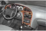 Hyundai Elantra 00-12.03 Mittelkonsole Armaturendekor Cockpit Dekor 8-Teilige