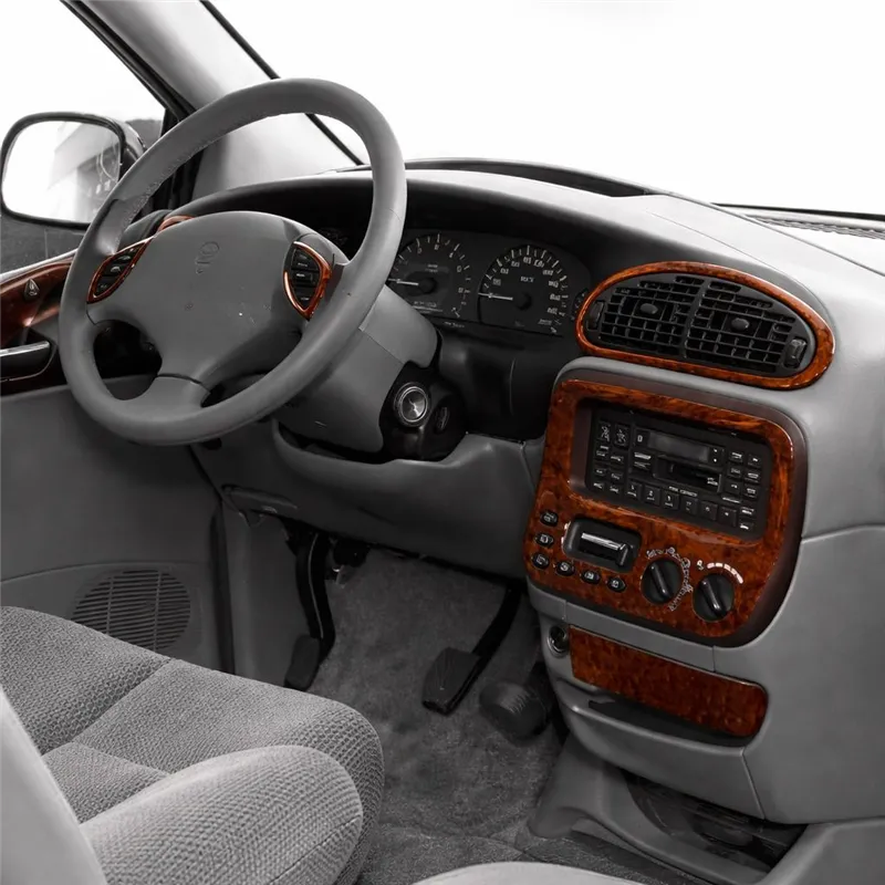 Chrysler Voyager 1996-2001 3D Cockpit Dekor Interieurleisten Set 12-teilig