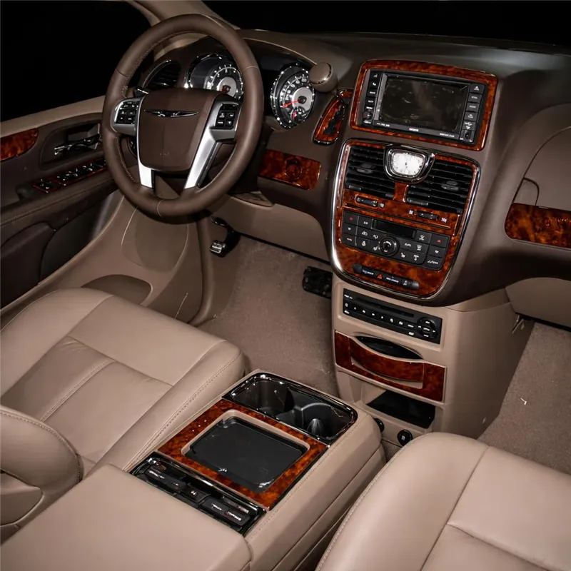 Chrysler Grand Voyager 2011-2016 3D Cockpit Dekor Interieurleisten Set 18-teilig