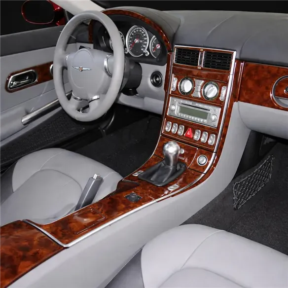 Chrysler Crossfire 2004-2008 3D Cockpit Dekor Interieurleisten Set 35-teilig
