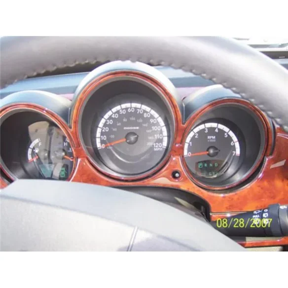 Dodge Nitro 2007-2012 3D Armaturenbrett-Dekor-Set, 74 Teile
