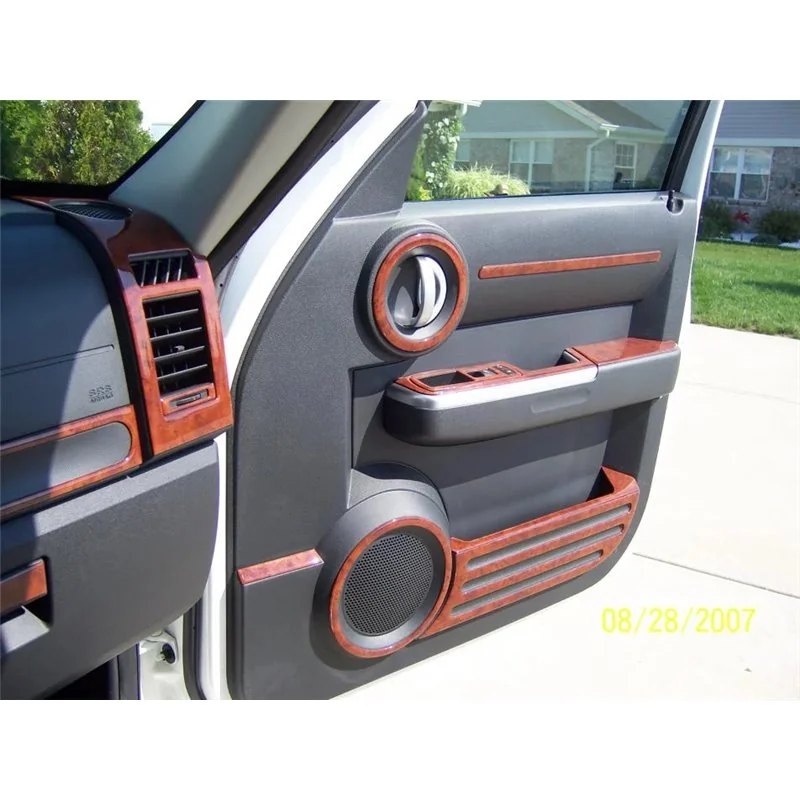 Dodge Nitro 2007-2012 3D Armaturenbrett-Dekor-Set, 74 Teile