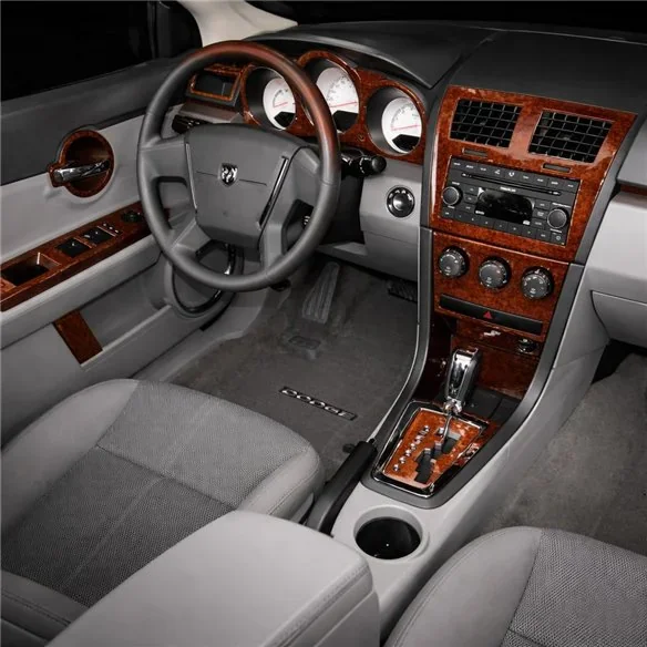 Dodge Avenger 2008-2010 3D Armaturenbrett-Dekor-Set, 17 Teile