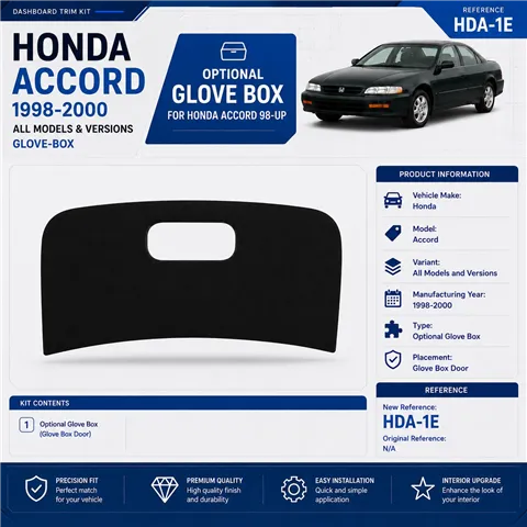 Honda Accord 1998-2000 3D Cockpit Dekor Interieurleisten Set As shown in product diagram-teilig