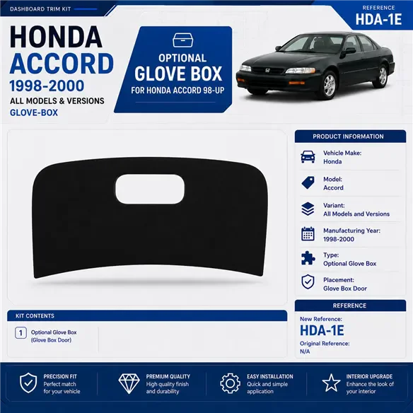 Honda Accord 1998-2000 3D Cockpit Dekor Interieurleisten Set As shown in product diagram-teilig