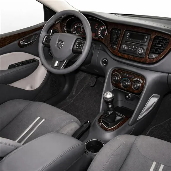 Dodge Dart PF 2012-2016 3D Armaturenbrett-Dekor-Set, 28 Teile