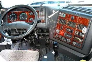 Iveco Eurotech - Eurostar 01.92 - 01.00 Mittelkonsole Armaturendekor Cockpit Dekor 39 -Teile