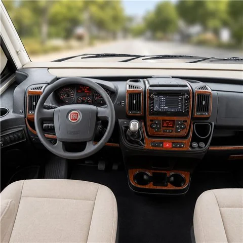 Fiat Ducato 2014 3D Armaturenbrett-Dekor-Set, 25 Teile