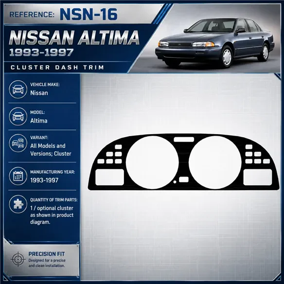 Nissan Altima 1993-1997 3D Cockpit Dekor Interieurleisten Set 1-teilig