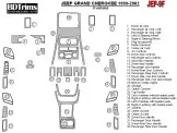 Jeep Grand Cherokee 1999-2002 Voll Satz BD innenausstattung armaturendekor cockpit dekor