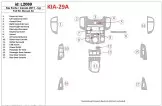 KIA Cerato 2011-UP Voll Satz, Aircondition BD innenausstattung armaturendekor cockpit dekor