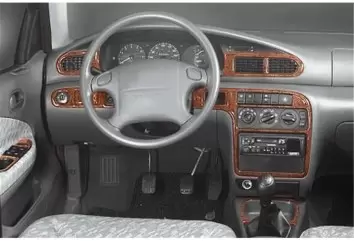 Kia Sephia 1995 Mittelkonsole Armaturendekor Cockpit Dekor 16-Teilige - 1- Cockpit Dekor Innenraum