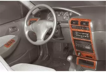 Kia Sephia 09.93 - 05.95 Mittelkonsole Armaturendekor Cockpit Dekor 12 -Teile