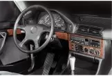 BMW 5 Series E34 88-95 Mittelkonsole Armaturendekor Cockpit Dekor 22-Teilige