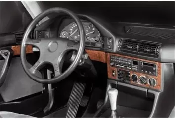 BMW 5 Series E34 01.88 - 09.95 Mittelkonsole Armaturendekor Cockpit Dekor 22 -Teile