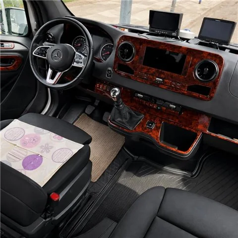 Mercedes-Benz Sprinter W907 Not specified 3D Cockpit Dekor Interieurleisten Set 39-teilig 2