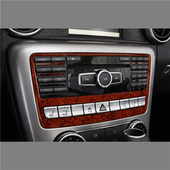 Mercedes-Benz SLK R172 2011-2016 3D Cockpit Dekor Interieurleisten Set As shown in product diagram-teilig