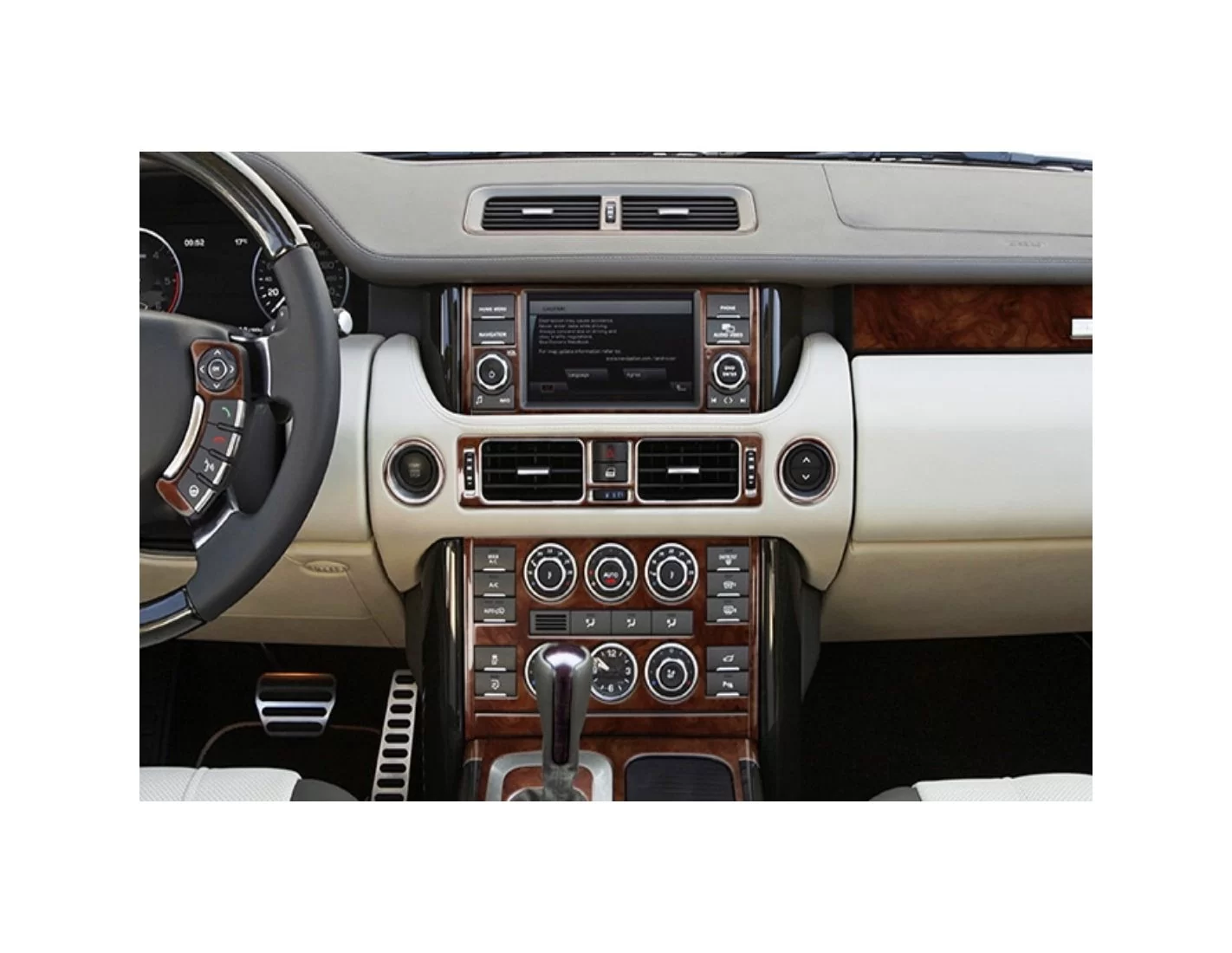 Land Rover Range Rover 2010-2015 Mittelkonsole Armaturendekor Cockpit Dekor 29-Teilige - 1- Cockpit Dekor Innenraum