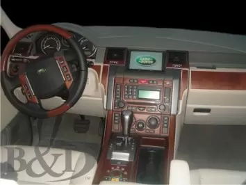 Land Rover Range Rover Sport 2005-2009 Voll Satz BD innenausstattung armaturendekor cockpit dekor - 1- Cockpit Dekor Innenraum