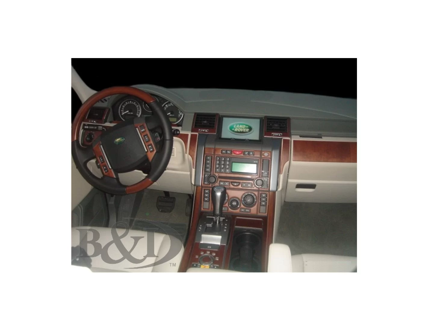 Land Rover Range Rover Sport 2005-2009 Voll Satz BD innenausstattung armaturendekor cockpit dekor - 1- Cockpit Dekor Innenraum