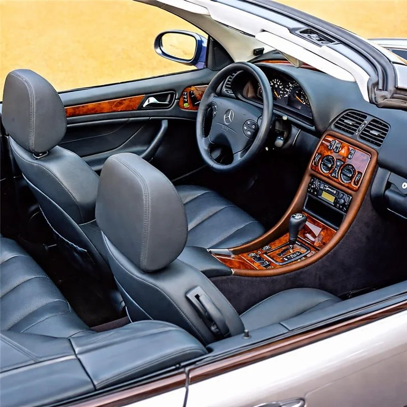 Mercedes-Benz W208 CLK C208A208 1997-2003 3D Cockpit Dekor Interieurleisten Set 14-teilig