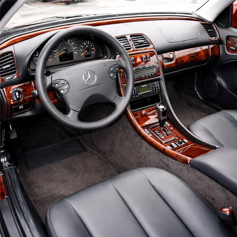Mercedes-Benz W208 CLK C208A208 1997-2003 3D Cockpit Dekor Interieurleisten Set 14-teilig
