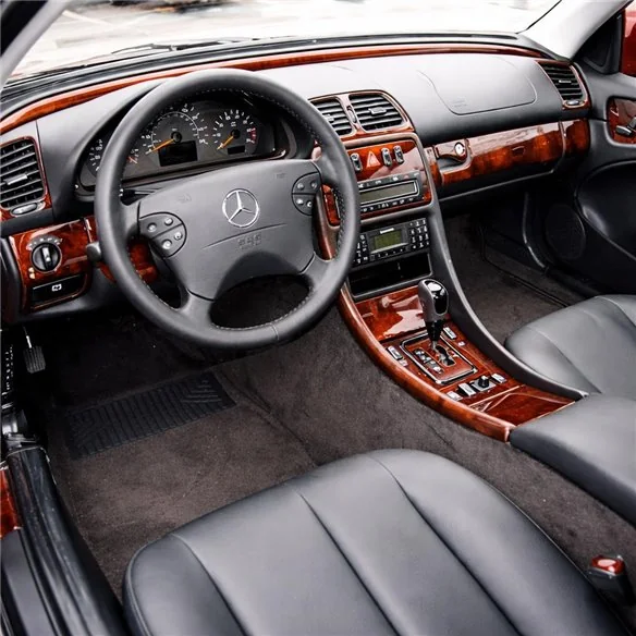 Mercedes-Benz W208 CLK 1997-2003 3D Cockpit Dekor Interieurleisten Set 19-teilig