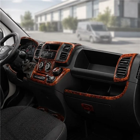 Opel Movano-Nissan Interstar 2002-heute 3D Cockpit Dekor Interieurleisten Set 6-teilig