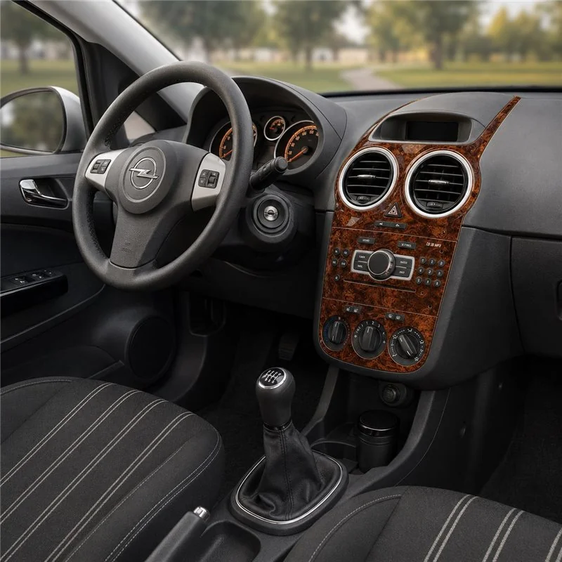 Opel Corsa D 2007-heute 3D Cockpit Dekor Interieurleisten Set 13-teilig