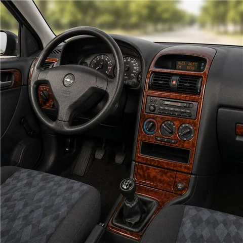 Opel Astra G 1998-2003 3D Cockpit Dekor Interieurleisten Set 16-teilig