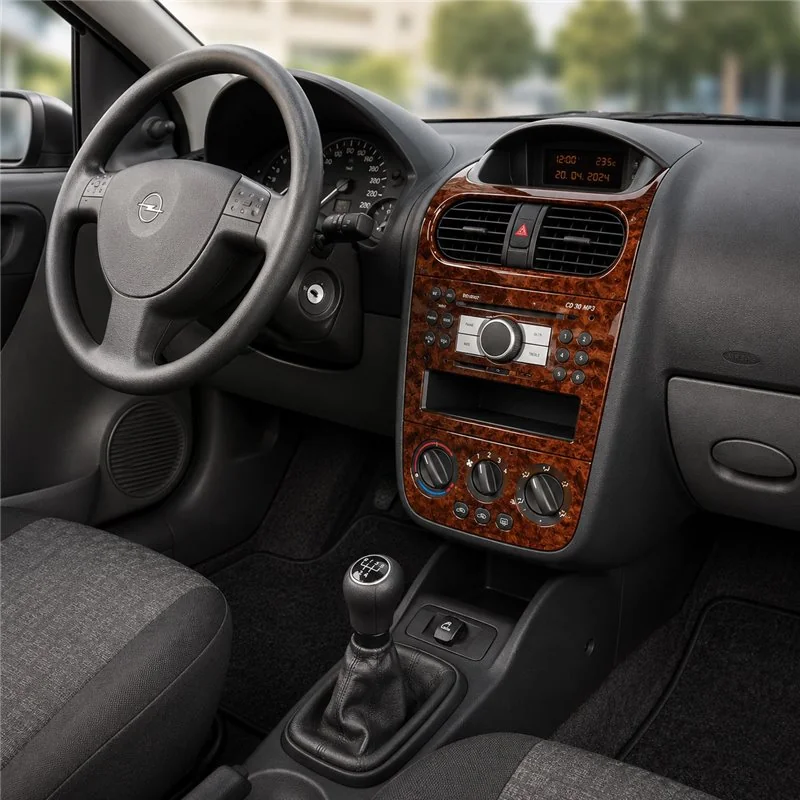 Opel Corsa C – Pick-up 2003-2006 3D Cockpit Dekor Interieurleisten Set 6-teilig