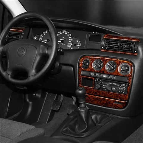 Opel Omega B1 1993-1999 3D Cockpit Dekor Interieurleisten Set 7-teilig 2
